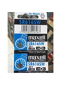 5 Viên Pin Maxell SR616SW 321 Nhật Bản 1.55V