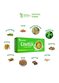 Kẹo thảo mộc Covitux (hộp 30 viên) - Genat