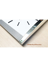 Đồng Hồ KIM TRÔI EASTAR Mặt Kính Cong Cao Cấp - Mặt Chữ nhật Ánh Kim - Tặng Pin Maxell - BH 1 Năm - Decor Trang Trí Treo Tường