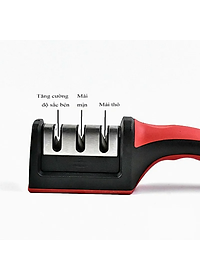 Dụng cụ mài dao kéo KGZ08 đa năng cực sắc bén dễ sử dụng, tốc độ nhanh tiện lợi (màu ngẫu nhiên) 3rãnh- Hàng chính hãng