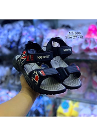 Sandal bé trai Việt Nam Xuất Khẩu - Xăng đan đi học cho bé trai học sinh nam tiểu trung học quai ngang nhẹ êm kháng khuẩn chống trơn trượt phong cách Hàn Quốc 3, 4, 5, 6, 7, 8, 9, 10, 12 tuổi S06