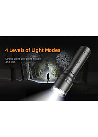 Đèn pin càm tay nhỏ gọn chính hãng SuperFire S33-A,đèn sạc pin tích hợp dễ dàng bỏ túi mang theo phù hợp sử dụng trong nhiều công việc khác nhau