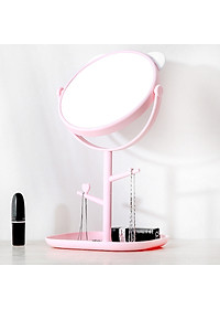 Gương Trang Điểm [CUTE01] Tai Mèo Xoay 360 độ | Có Móc Treo Phụ Kiện - Hàng chính hãng 