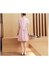 ĐẦM BẦU CÔNG SỞ SỌC THÊU BÚP BÊ THÊ DỄ THƯƠNG