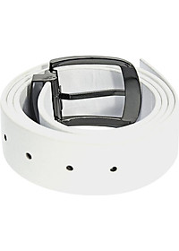 Thắt Lưng Nam Da Bò Đầu Kim Huy Hoàng HT4107 (120 x 4 cm) - Trắng