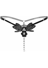  Quần lót nữ hình bướm hoa - đen