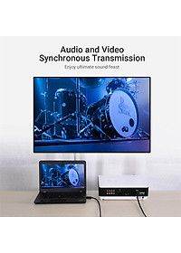 Cáp HDMI 2.0 Vention gập 90° AARBG - Hàng chính hãng