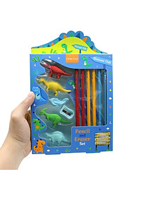 Bộ Dụng Cụ Học Tập Khủng Long Dinosaur Club - Little Tree GP8012-E (13 Chi Tiết)