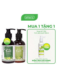 Bộ Dầu Gội Và Dầu Xả Bưởi Milaganics Ngăn Ngừa Rụng Tóc, Nuôi Dưỡng Và Kích Thích Mọc Tóc (500ml/Bộ)