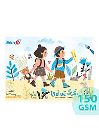 Vở Vẽ A4 24 Trang 150gsm Sketch Book For Art - Thiên Long TP-SKB005