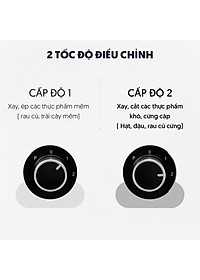 Máy Xay Thực Phẩm Đa Năng &amp; Trong 1 Mishio MK323 - Hàng Chính Hãng
