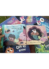 combo 6 tập – MƯỜI PHÚT NỮA ĐẾN GIỜ ĐI NGỦ – Crabit Kidbooks – in màu toàn bộ