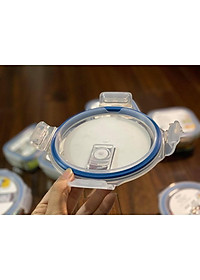 Combo 2 hộp thủy tinh chữ nhật Hokkaido 640ml