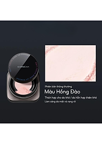 Phấn phủ CARSLAN dạng bột từ tính kiềm dầu màu đen chống nước chống mồ hôi che phủ bóng dầu cho mặt 8g