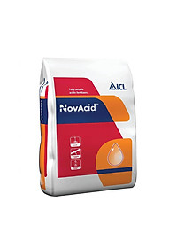 Phân bón hòa tan Israel Novacid 12-40-36+3CaO+Te, Hoà tan 100% sử dụng cho hệ thống tưới nhỏ giọt và tưới phun. Hạn chế rụng trái non, thúc hoa ra màu đẹp và tăng sức đề kháng cho cây trồng