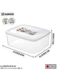 Combo 04 hộp bảo quản thực phẩm tủ lạnh, tủ đông 2000ml hàng nội địa Nhật Bản K151#