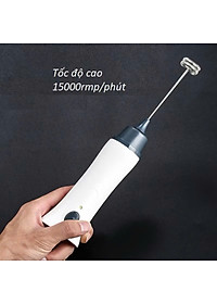 Máy Đánh Sữa, Cà Phê, Trứng, Socola, Matcha Tạo Bọt Sử Dụng Dây Sạc Điện - HÀNG CHÍNH HÃNG MINIIN