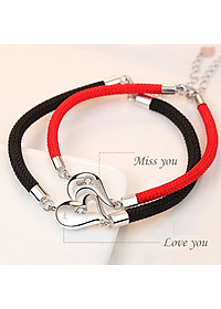 Vòng tay may mắn vòng tay cặp nam nữ trái tim