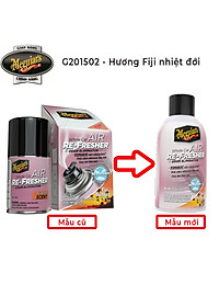Xịt khử mùi diệt khuẩn nội thất xe hơi hương Fiji nhiệt đới( Xịt khử mùi ô tô) - Meguiar's Air Refresher Fiji Sunset G201502