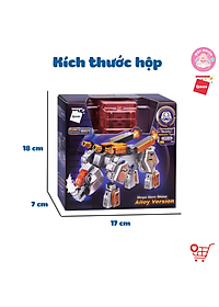 Đồ chơi lắp ráp xếp hình Qman 41224 và Qman 41219 – Robot mãnh thú biến hình Cube of Mechanical Beasts