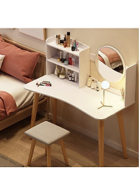 Bàn Trang Điểm Cho Các Cô Nàng Yêu Phong Cách Bắc Âu Thương Hiệu IGEA (Không Bao Gồm Ghế)