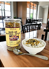 Muối mè đậu phộng - hạt điều Mộc Lan (hũ 500g)