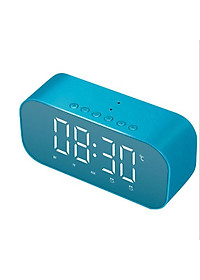 Loa Bluetooth Mini Cao Cấp S5 Hỗ Trợ USB Kiêm Đồng Hồ Báo Thức Và Gương Soi Tiện Lợi + Tặng Tai Nghe Nhét Tai