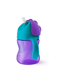 Bình tập uống bằng nhựa có ống hút Philips Avent SCF796/00(200ml/7oz) cho bé từ 9 tháng tuổi