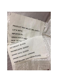 Kê đỏ bóng hạt to hàng nhập cho chim 1kg