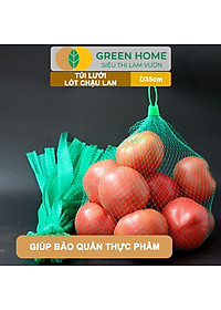 Bộ 10 Lưới Lót Chậu Lan GreenHome, D35cm, Lót Đáy Chậu, Ngăn Rơi Vãi Giá Thể, Phân Bón, Độ Bền Cao, Dễ Sử Dụng