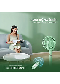 Quạt tuần hoàn không khí Elmich CFE-8791, làm mát diện rộng và làm mới không khí tới 20 lần/giờ, quạt tạo luồng gió tuần hoàn và điều hòa không khí trong phòng  - Hàng chính hãng