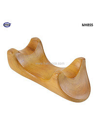 Dụng Cụ day ấn Huyệt Mát xa Chữ nhật Gỗ Bách Xanh (MH855) Cổ, vai, tay, bụng, eo, chân, kiểu thái - Chăm sóc sức khỏe