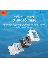 Nhiệt ẩm kế Xiaomi Mijia gen 2 (Mi Temperature and Humidity Monitor 2) - NUN4126GL - Bluetooth - Hàng Chính hãng