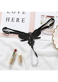  Quần lót nữ hình bướm hoa - đen