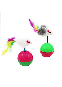 Đồ Chơi Bóng Lật Đật Tương Tác Phản Xạ Nhanh Cho Mèo 