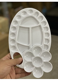 Khay pha màu  lalunavn, họa cụ vẽ , khay màu nước  - B55