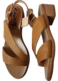 Giày Sandal Nữ Cao Gót BIGGBEN Da Bò Thật SDCG41