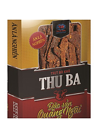 Khô Bò Thu Ba dạng miếng (500g)