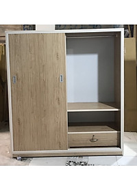 Tủ áo lùa 1m2 x 1m8 x 50 cm (màu gỗ tự nhiên)