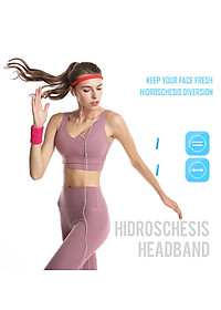 Băng đô thể thao silicone AOLIKES YE-2113 chặn mồ hôi trán Sport sweat band