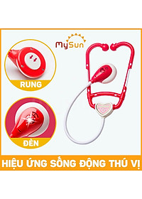 Bộ đồ chơi bác sĩ sỹ cho bé gái trai khám bệnh răng nha khoa cao cấp - Áo bác sĩ y tá hướng nghiệp MySun
