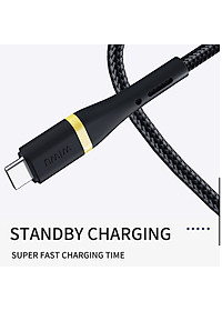 Dây cáp sạc Type-C đa năng USB-C + USB-A ra Type C hiệu WIWU ED-106 sạc nhanh QC 3.0, tốc độ truyền dữ liệu 480Mbps, 2 input tiện dụng (USB-C và USB-A), Chip sạc thông minh - Hàng nhập khẩu