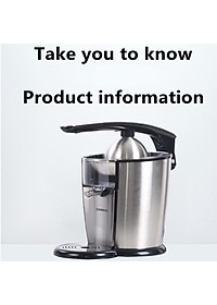 Máy vắt cam cao cấp thương hiệu Canmax CJ-186 - Chất liệu: Inox 304 - Dung tích: 1000ml - Công suất: 120W - Hàng Nhập Khẩu