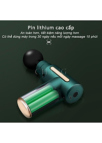Máy Mát Xa Cầm Tay Súng Massage Toàn Thân 6 Cấp Độ Chuyên Sâu Vai Lưng Giảm Đau Mỏi, Dãn Cơ Sau Tập