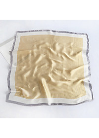 Khăn lụa vuông basic dễ phối đồ AKL90 (70x70cm