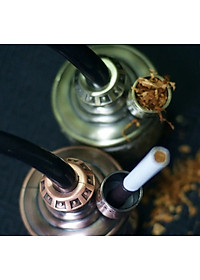 Tẩu Lọc Thuốc Lọc Khói Cực Kì Tốt- tẩu hút điêu khắc màu đồng cao cấp sang trọng, quà tặng đẳng cấp