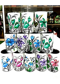 [SƠN MÀI LOẠI 1] Hủ cắm bút sơn mài - Quà Tặng Quà Lưu niệm - Trang trí Decor size 11x7 cm