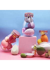 HỘP 6 Bông Mút Đánh Kem Nền Thông Minh - Mút trang điểm - Hàng Chính Hãng - ( Giao Màu ngẫu nhiên )