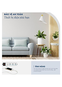 Ổ cắm đa năng USB 3m Rạng Đông Model: OC02.USB 3C/3M/10A