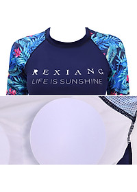 Đồ bơi nữ dài tay, chân váy may liền quần sooc đùi kín đáo, size từ 43 đến 68kg, chất thun bơi cao cấp dày đẹp | KT025